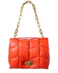 Mulberry Softie Leather Shoulder Bag Red ONE SIZE