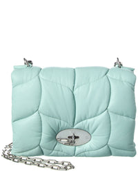 Mulberry Little Softie Leather Shoulder Bag Blue ONE SIZE