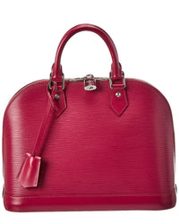 Pre-Owned Louis Vuitton Pink Epi Leather Alma Nm Pm (Authentic Pre-Loved)