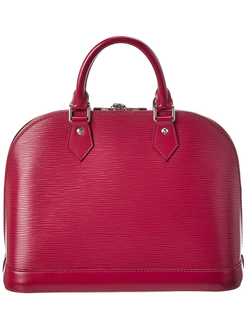 Pre-Owned Louis Vuitton Pink Epi Leather Alma Nm Pm (Authentic Pre-Loved)