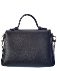 Gucci Logo Leather Top Handle Bag