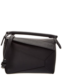Loewe Puzzle Mini Leather Shoulder Bag ONE SIZE Black