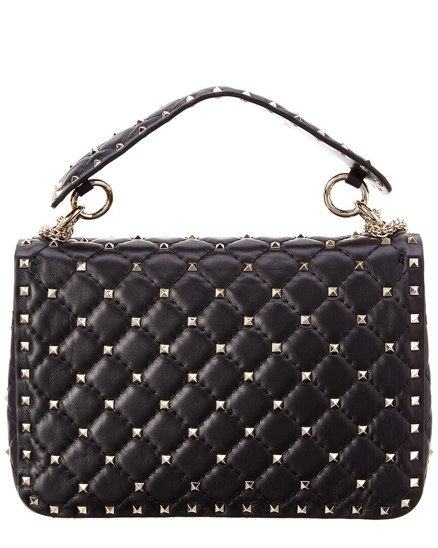 Valentino Rockstud Spike Small Leather Chain Shoulder Bag