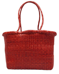 Dragon Diffusion B Weave Small Leather Tote