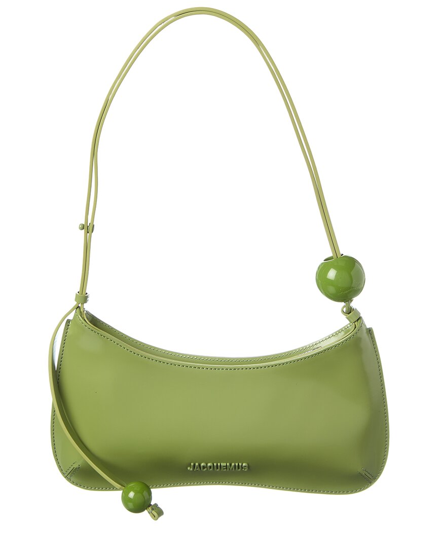 Jacquemus Le Bisou Perle Leather Hobo Bag