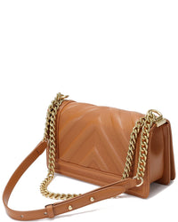 Tiffany & Fred Paris Quilted Leather Messenger Bag