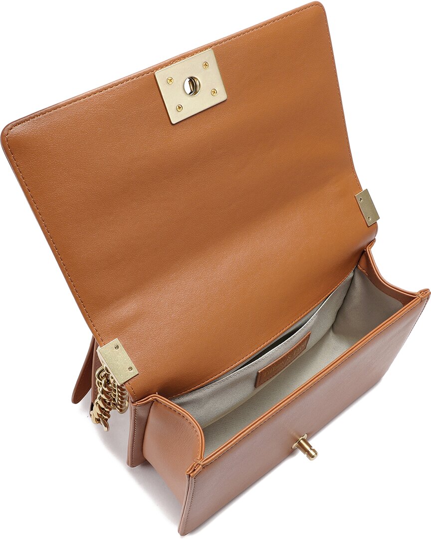 Tiffany & Fred Paris Quilted Leather Messenger Bag
