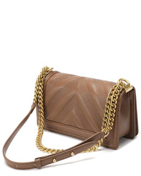 Tiffany & Fred Paris Quilted Leather Messenger Bag