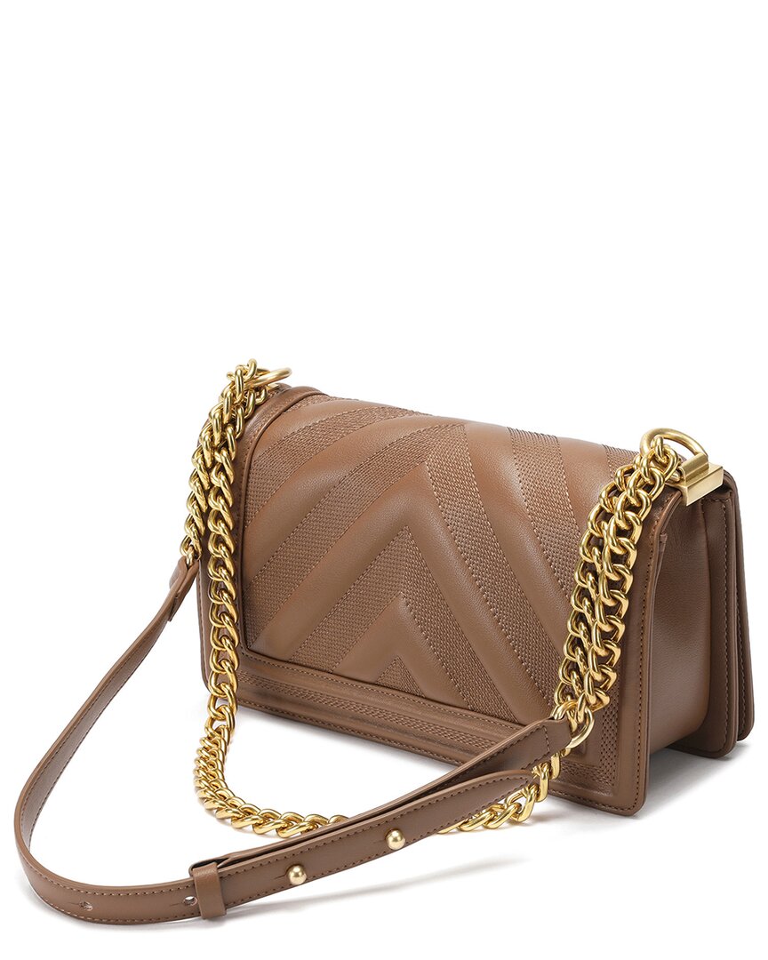 Tiffany & Fred Paris Quilted Leather Messenger Bag