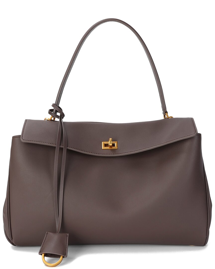 Tiffany & Fred Paris Large Smooth Leather Tote