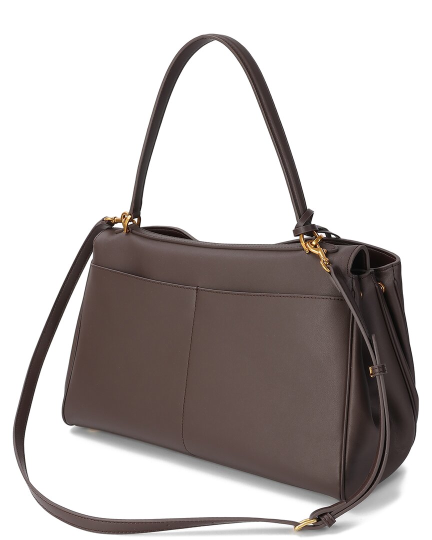 Tiffany & Fred Paris Large Smooth Leather Tote