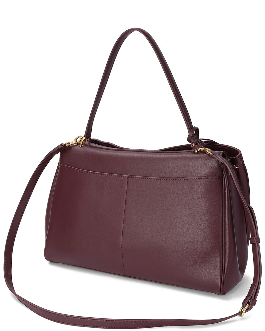 Tiffany & Fred Paris Large Smooth Leather Tote