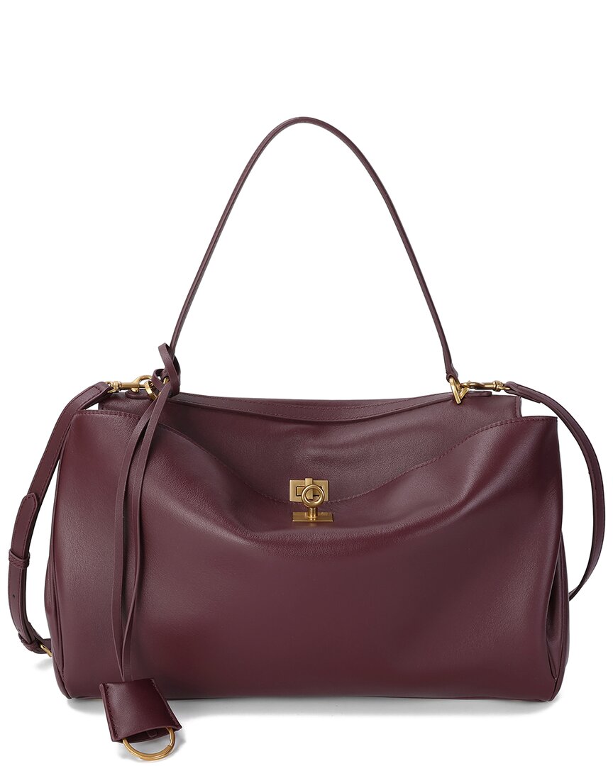 Tiffany & Fred Paris Large Smooth Leather Tote