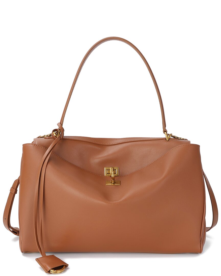 Tiffany & Fred Paris Large Smooth Leather Tote