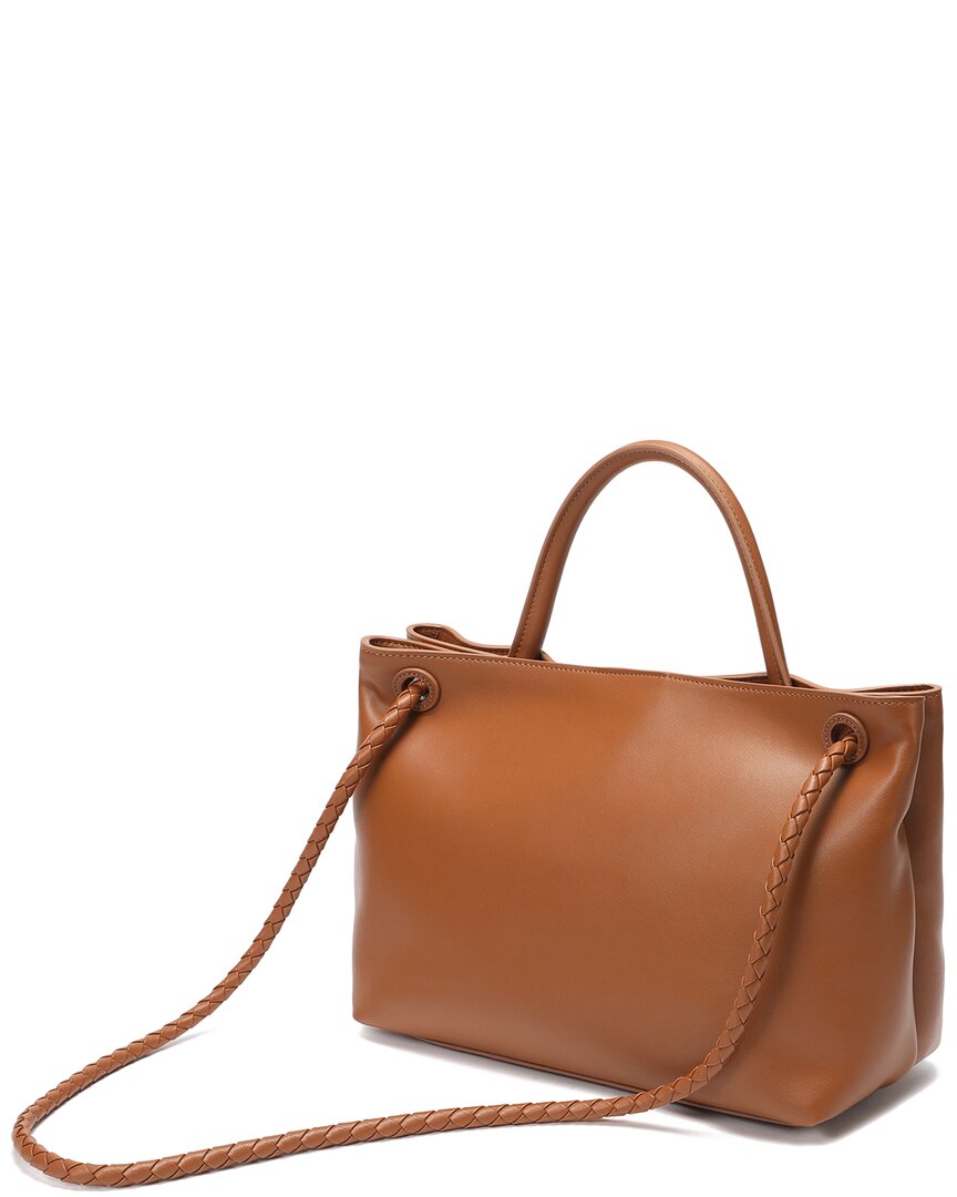Tiffany & Fred Paris Large Smooth Leather Tote