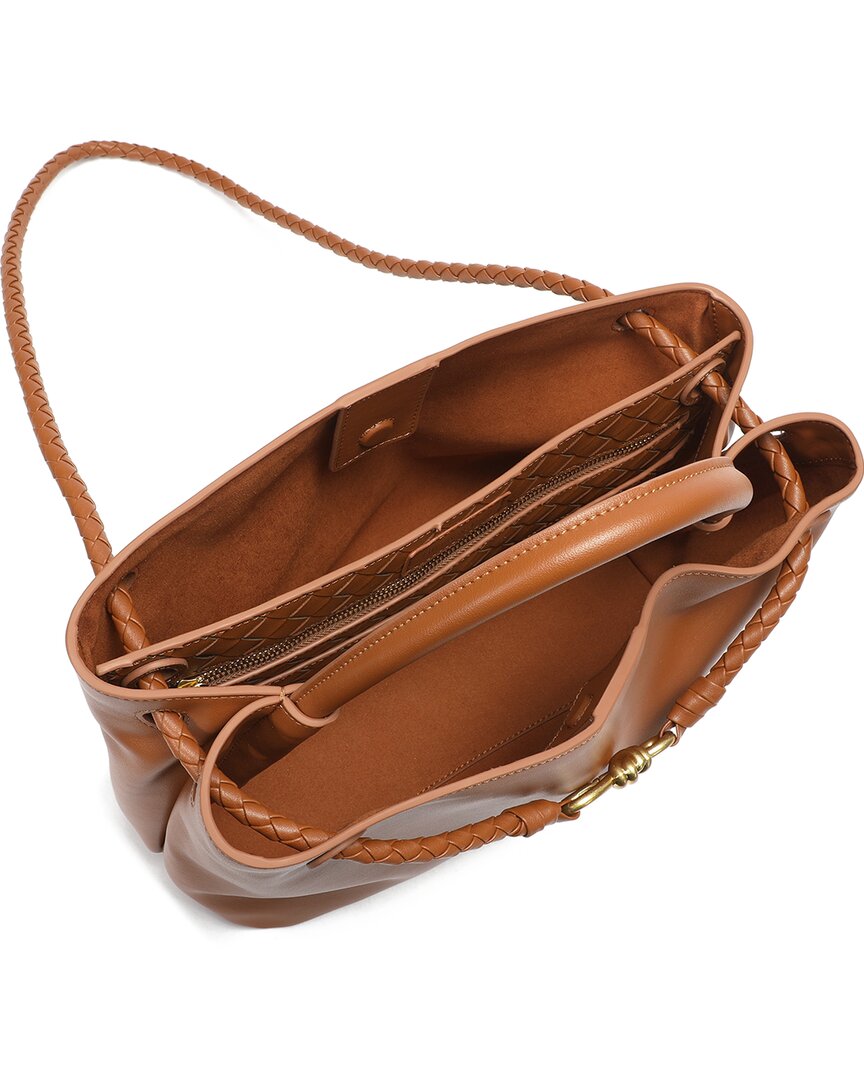 Tiffany & Fred Paris Large Smooth Leather Tote