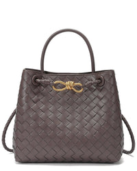 Tiffany & Fred Paris Tiffany & Fred Paris Hand-Woven Leather Messenger Bag