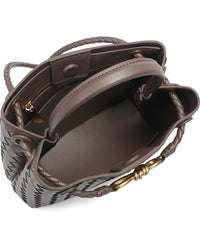 Tiffany & Fred Paris Tiffany & Fred Paris Hand-Woven Leather Messenger Bag