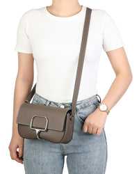 Tiffany & Fred Paris Smooth Leather Crossbody