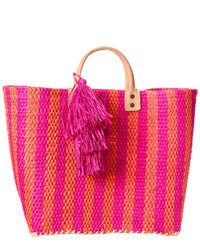 Mar Y Sol Lido Tote Pink ONE SIZE