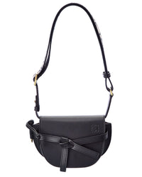 Loewe Gate Mini Dual Leather Shoulder Bag ONE SIZE Black