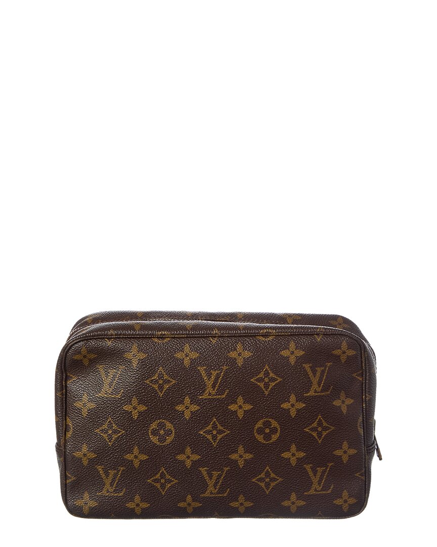 Louis Vuitton Louis Vuitton Brown Monogram Coated Canvas Trousse Toilette 23 (Authentic