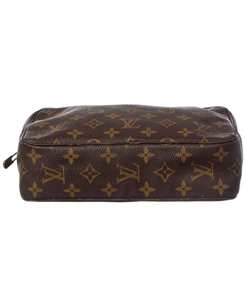 Louis Vuitton Louis Vuitton Brown Monogram Coated Canvas Trousse Toilette 23 (Authentic