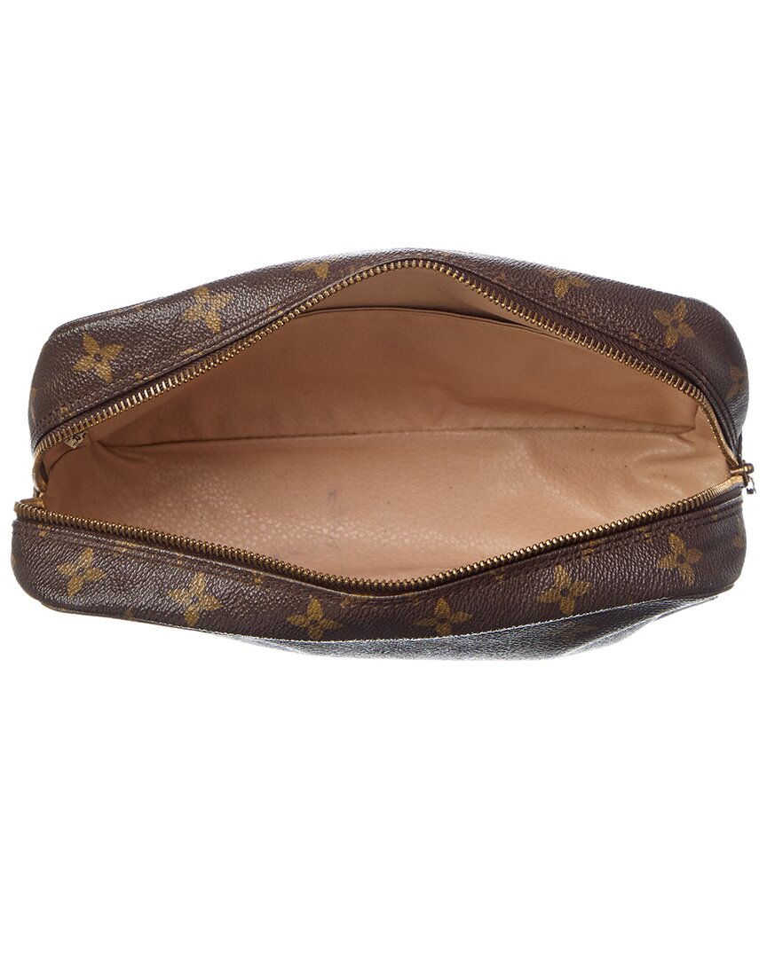 Louis Vuitton Louis Vuitton Brown Monogram Coated Canvas Trousse Toilette 23 (Authentic