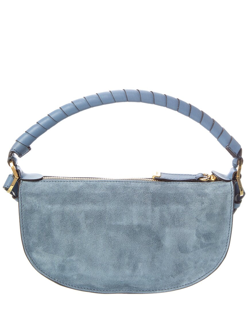 Chloé Chloé Marcie Mini Suede & Leather Shoulder Bag