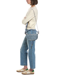 Chloé Chloé Marcie Mini Suede & Leather Shoulder Bag