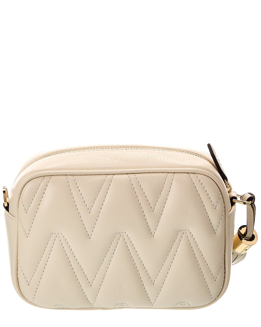 Valentino By Mario Valentino Amel Diamond Leather Crossbody