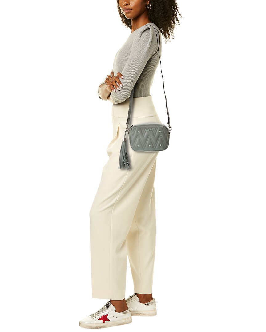 Valentino By Mario Valentino Amel Diamond Leather Crossbody