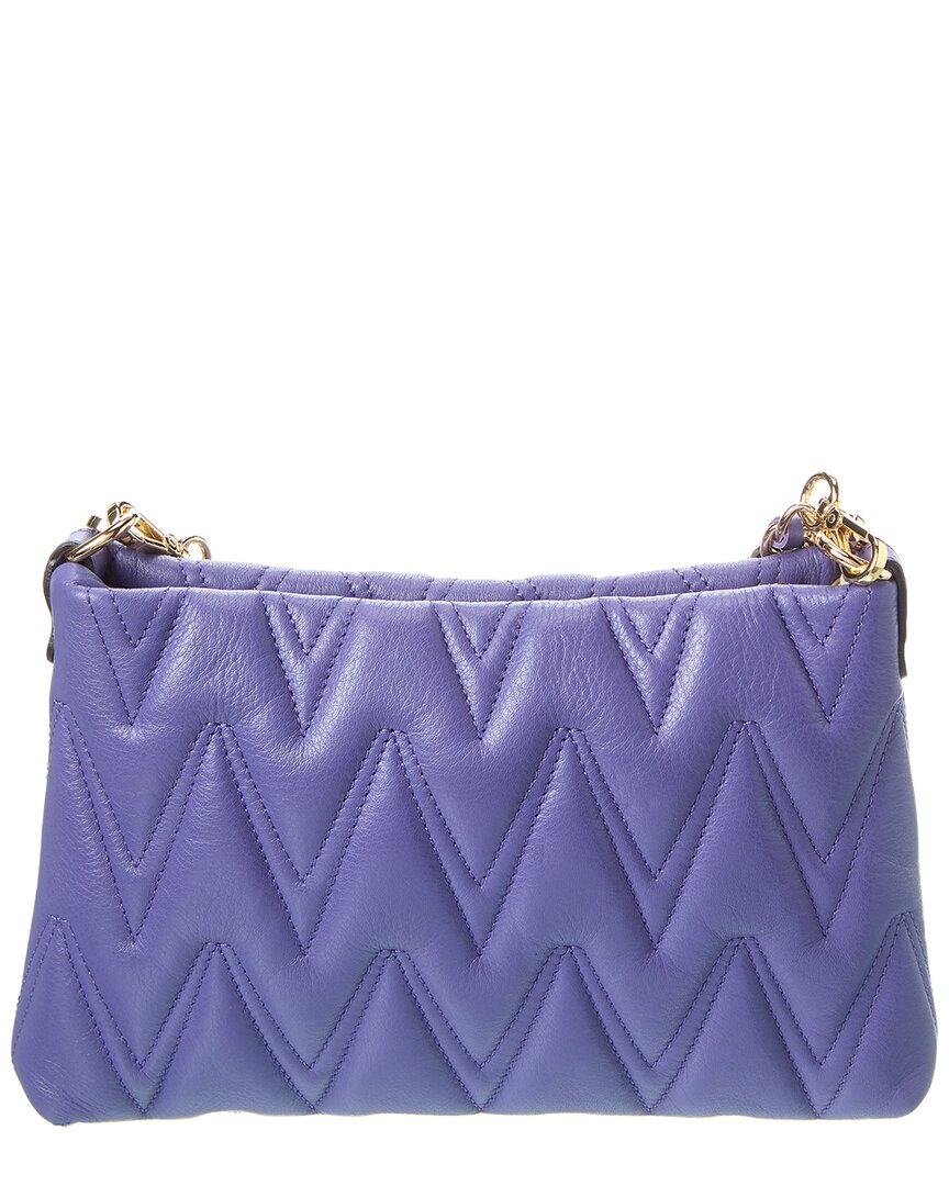 Valentino By Mario Valentino Vanille Diamond Leather Shoulder Bag