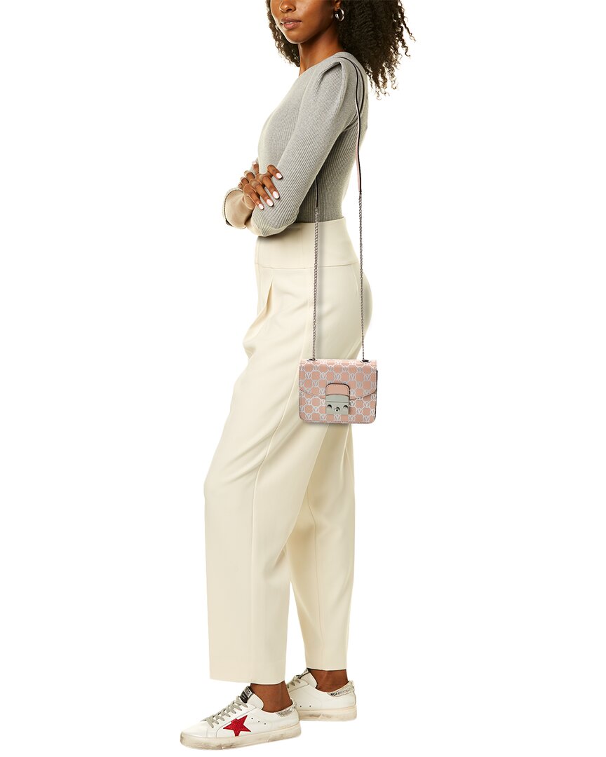 Valentino By Mario Valentino Bijou Monogram Leather Crossbody