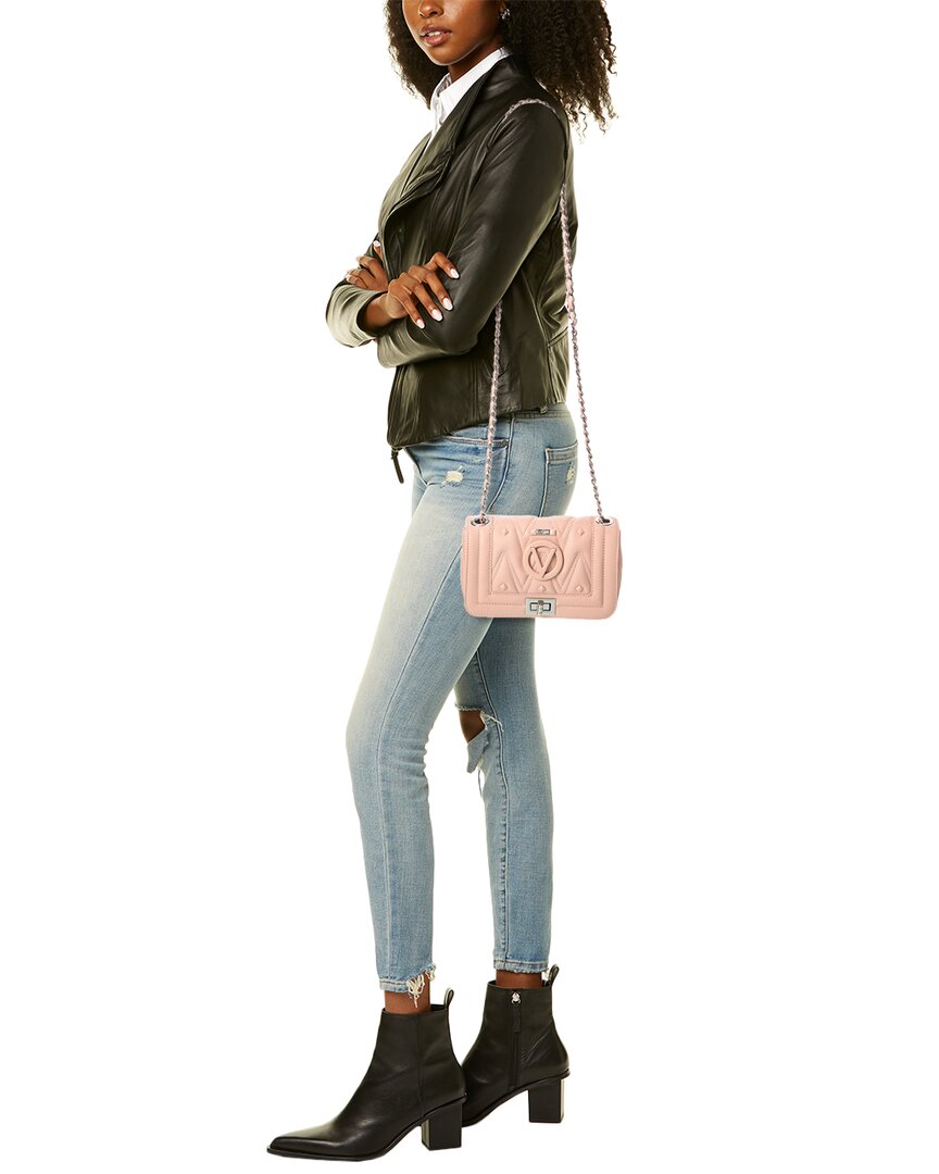 Valentino By Mario Valentino Beatriz Diamond Leather Shoulder Bag