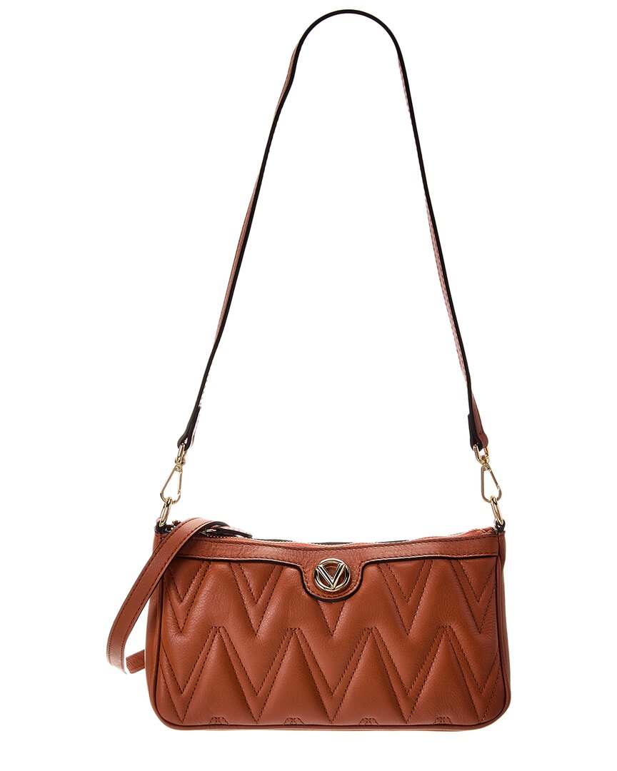 Valentino By Mario Valentino Jeanette Diamond Leather Shoulder Bag