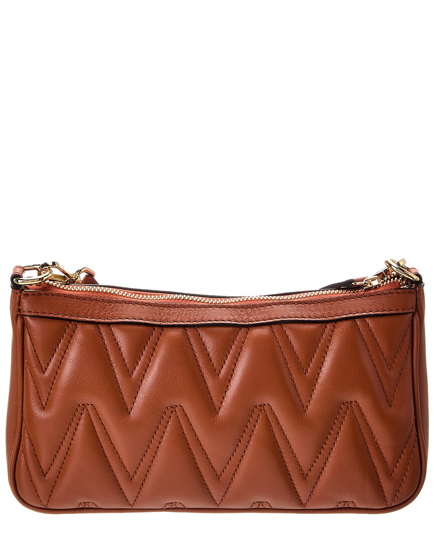 Valentino By Mario Valentino Jeanette Diamond Leather Shoulder Bag