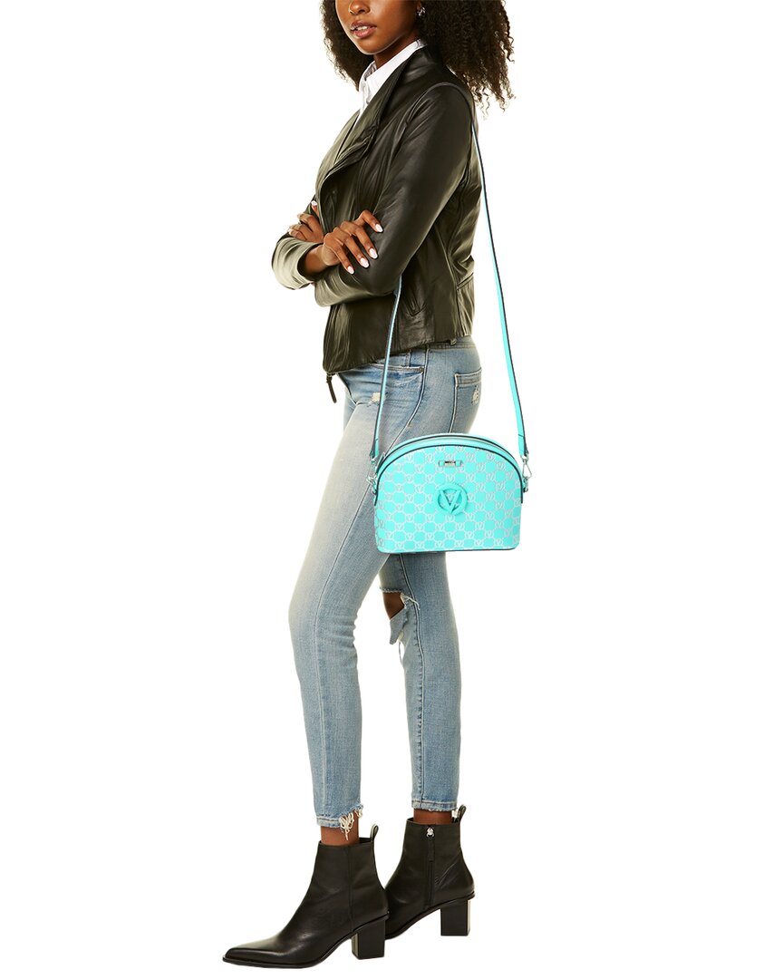 Valentino By Mario Valentino Diana Monogram Leather Crossbody