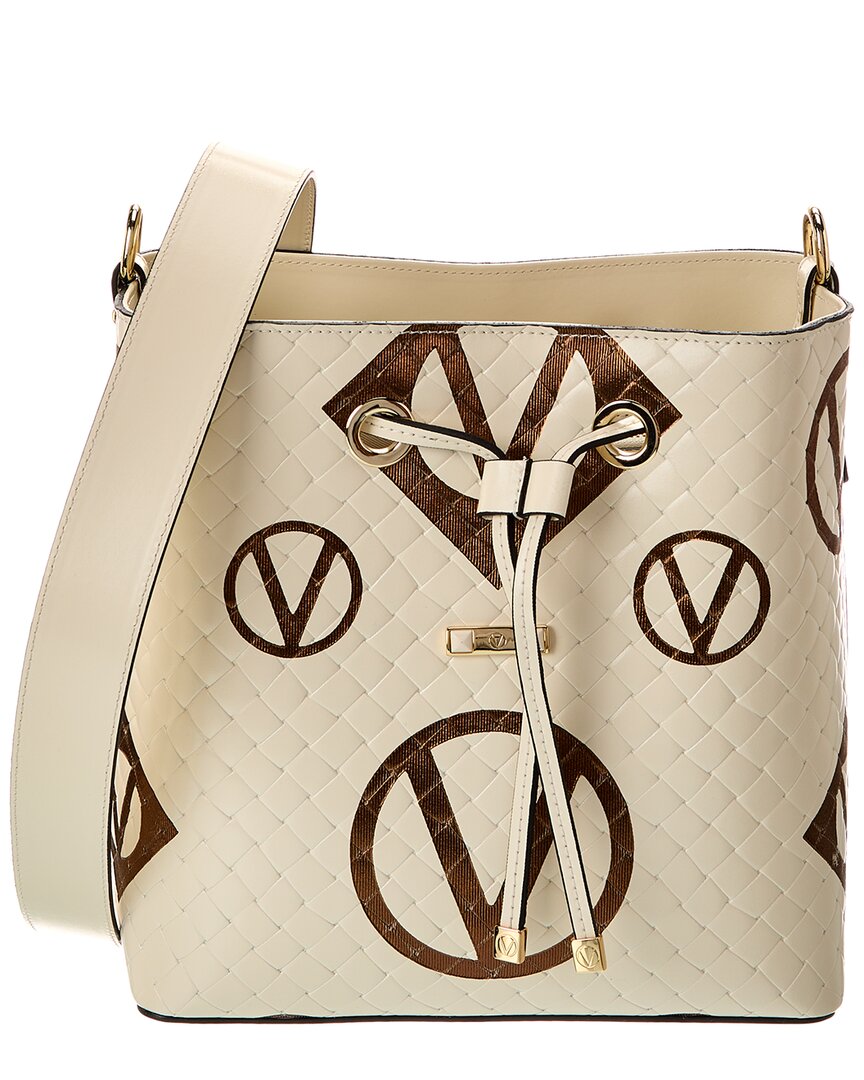 Valentino By Mario Valentino Karl Saint Tropez Leather Bucket Bag