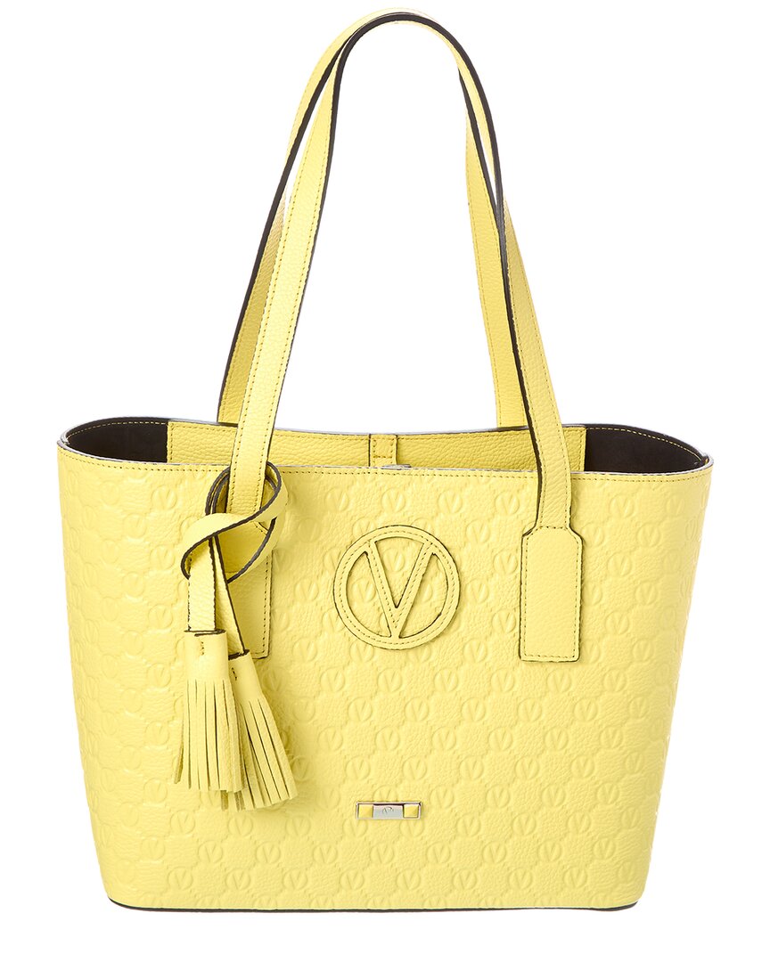Valentino By Mario Valentino Prince Medallion Leather Tote