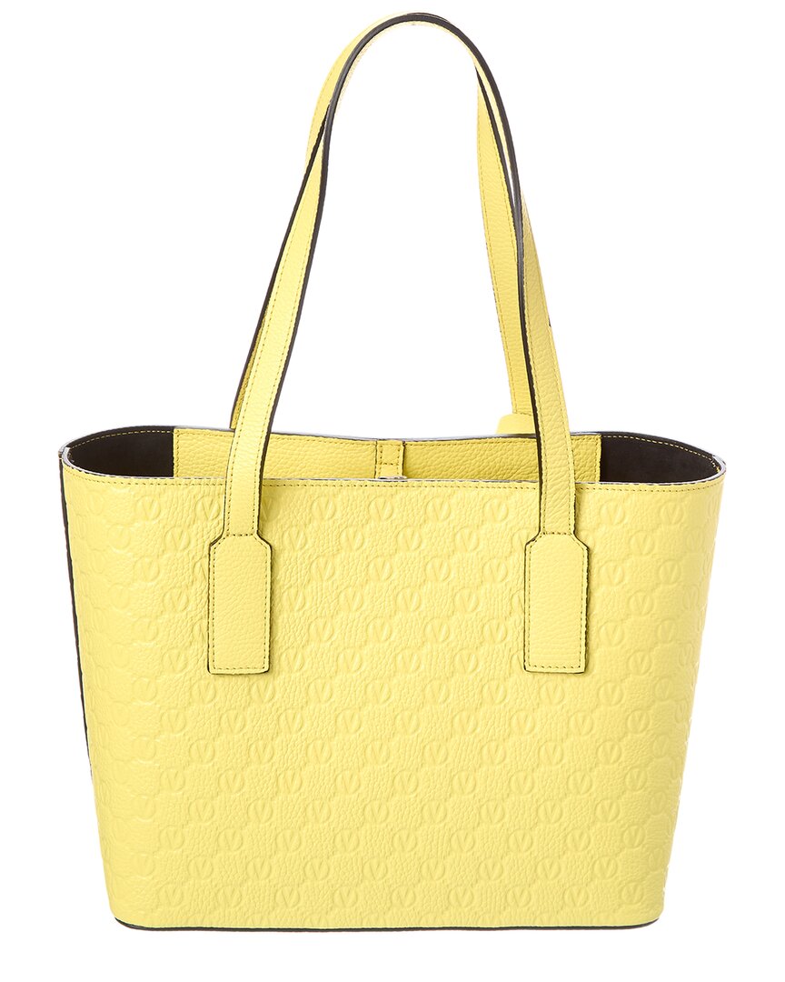 Valentino By Mario Valentino Prince Medallion Leather Tote