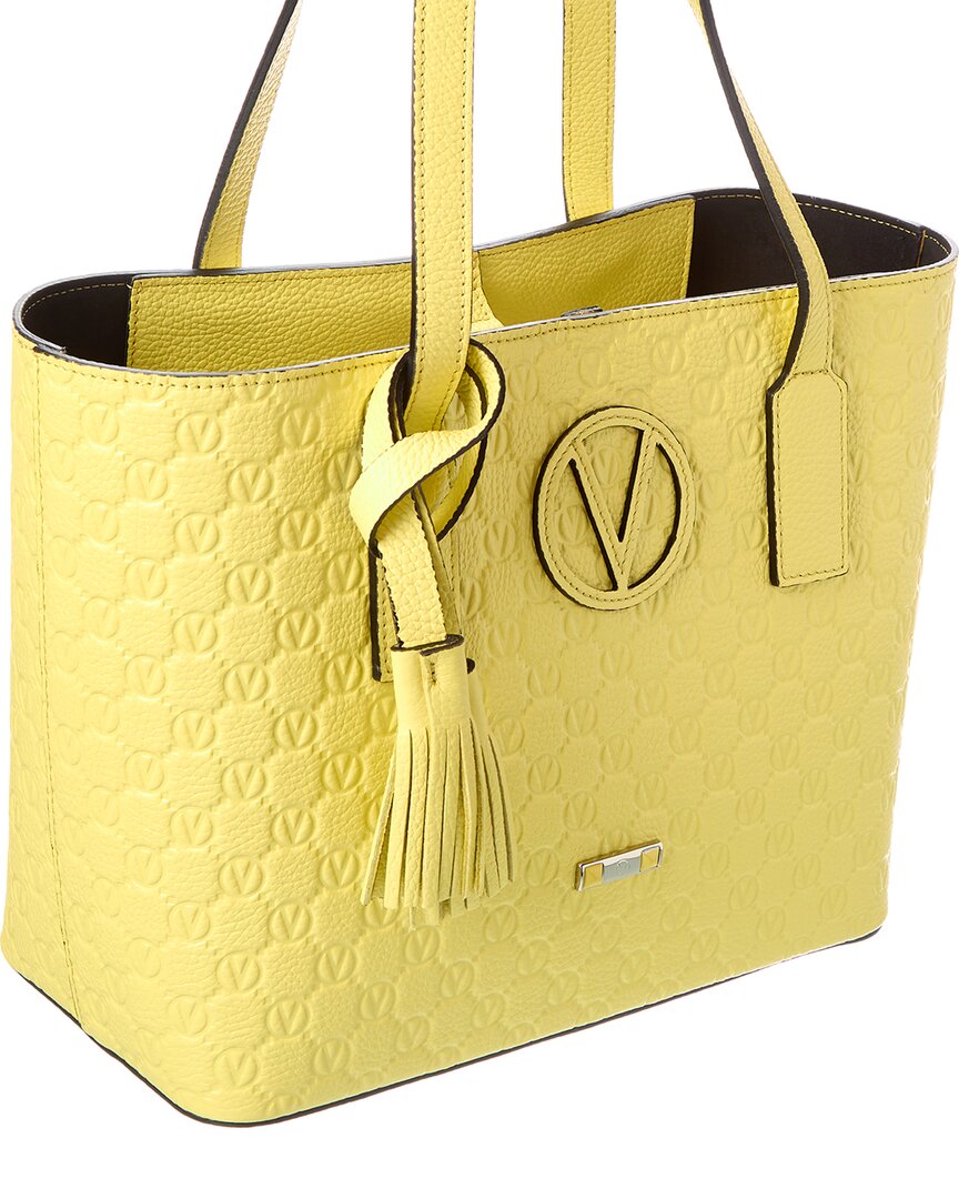 Valentino By Mario Valentino Prince Medallion Leather Tote