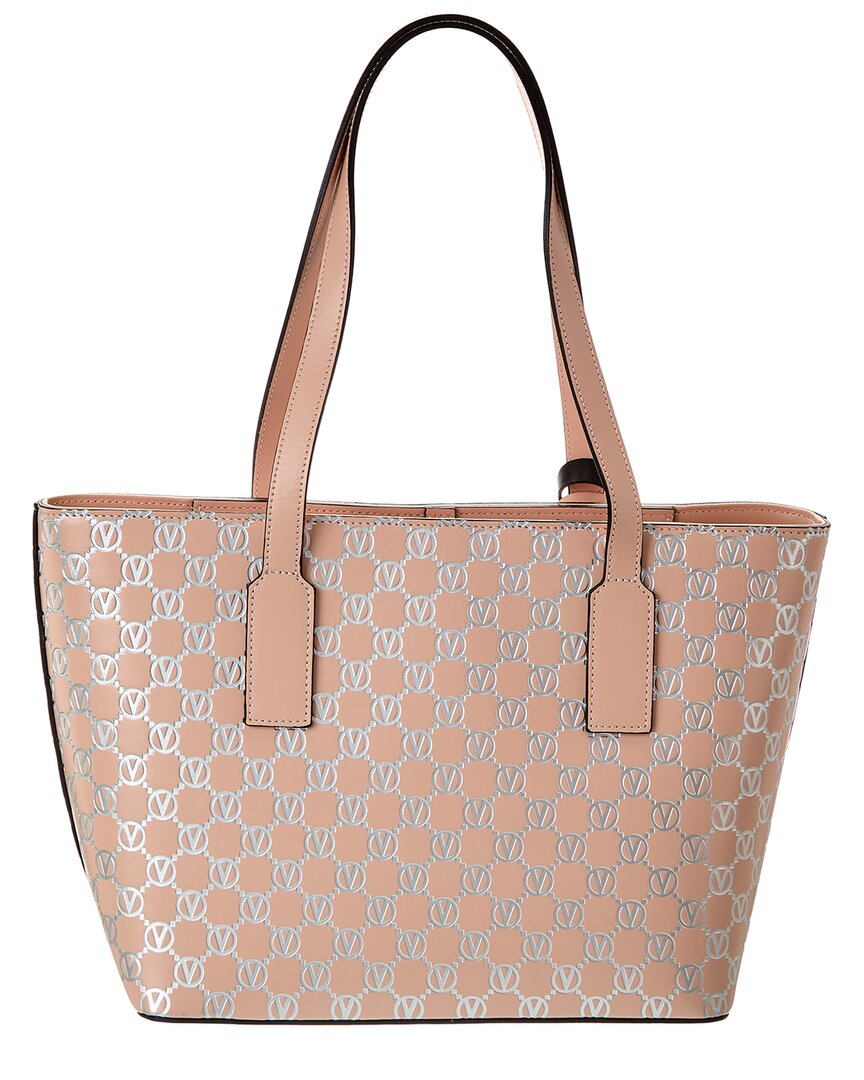 Valentino By Mario Valentino Prince Monogram Leather Tote
