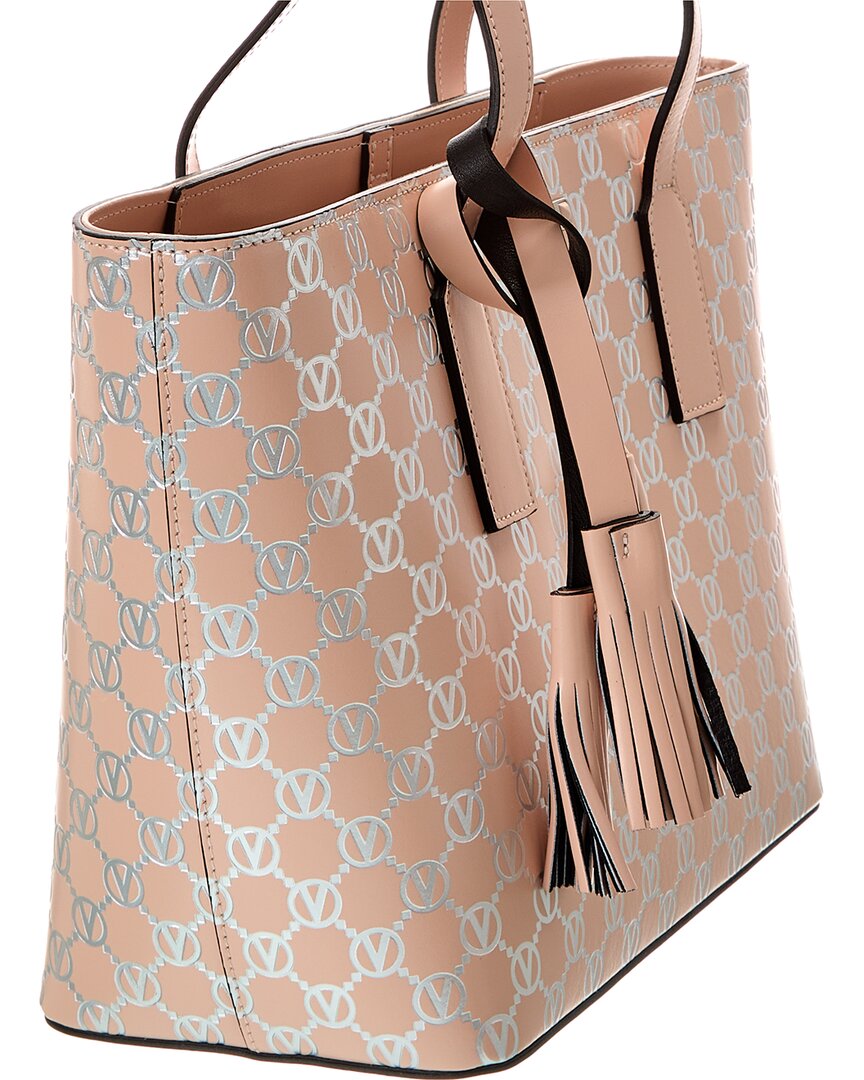 Valentino By Mario Valentino Prince Monogram Leather Tote