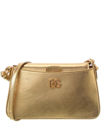 Dolce & Gabbana Laminated Leather Phone Bag