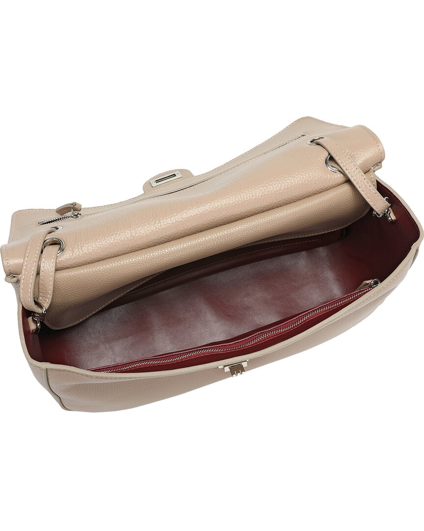 Tiffany & Fred Paris Tiffany & Fred Paris 33Cm Leather Flap Tote