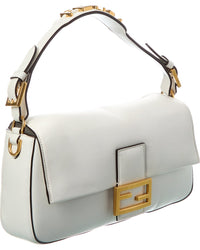Fendi Baguette Leather Shoulder Bag