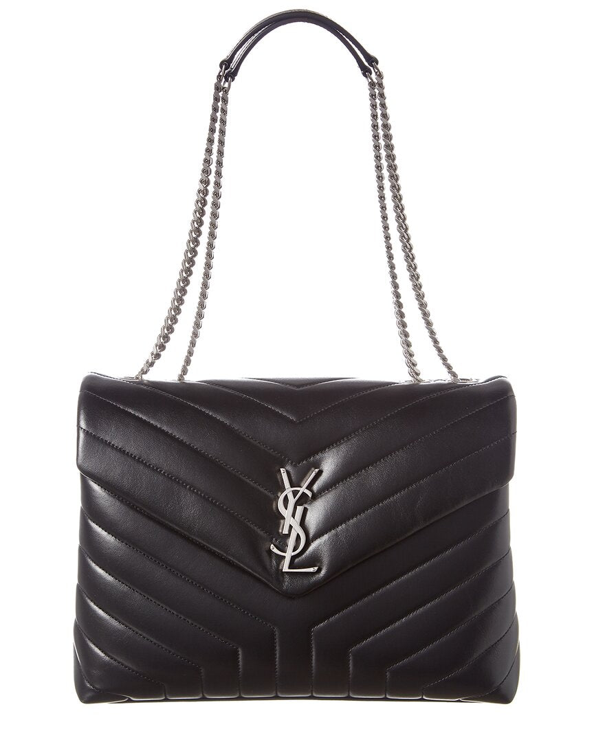 Saint Laurent Saint Laurent Loulou Medium Matelasse Y Leather Chain Shoulder Bag