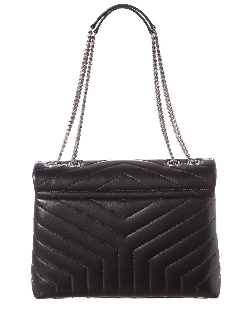 Saint Laurent Saint Laurent Loulou Medium Matelasse Y Leather Chain Shoulder Bag