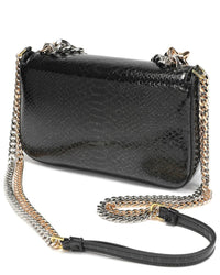 Tiffany & Fred Paris Luxe Chain Leather Messenger Bag